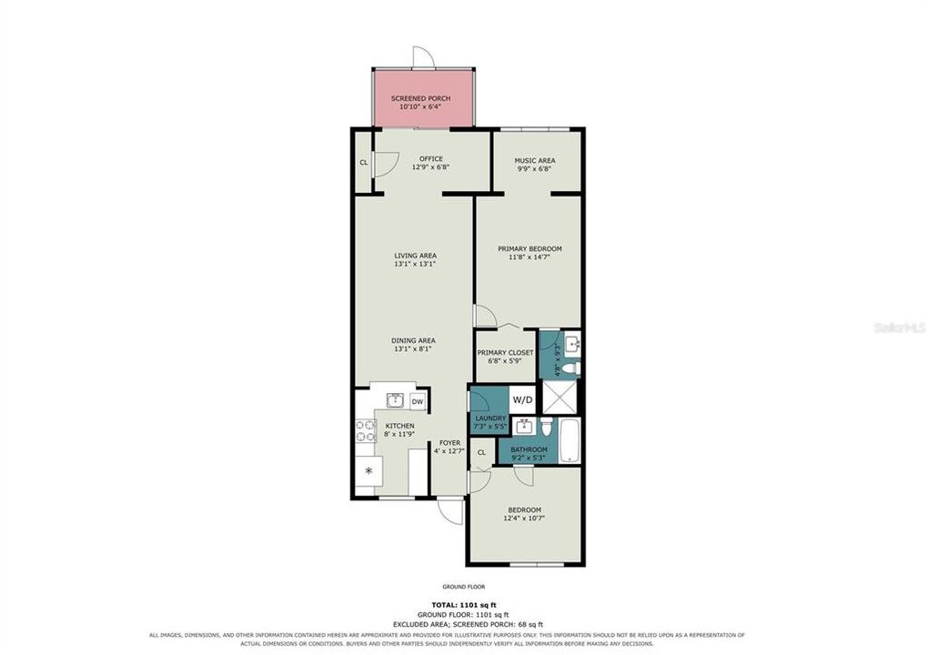 En Venta: $282,000 (2 camas, 2 baños, 1060 Pies cuadrados)