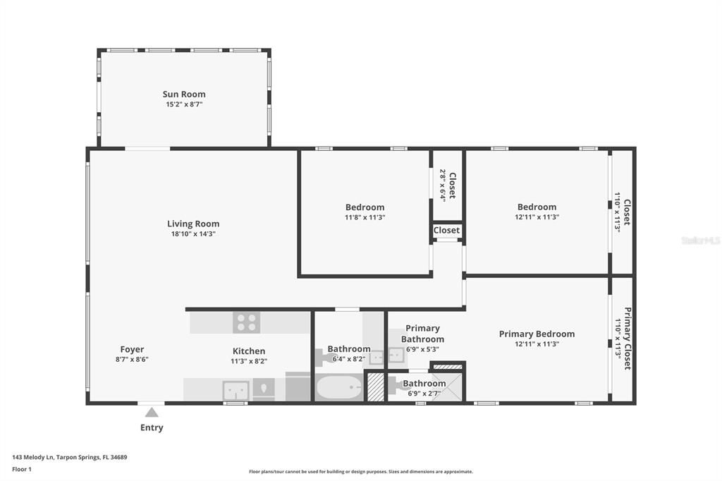 For Sale: $185,000 (3 beds, 2 baths, 1150 Square Feet)