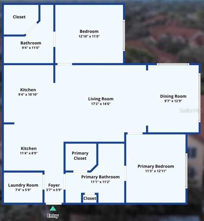 For Sale: $219,000 (2 beds, 2 baths, 1209 Square Feet)