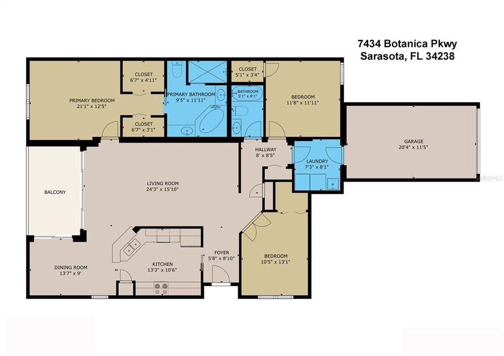 For Sale: $365,000 (3 beds, 2 baths, 1621 Square Feet)