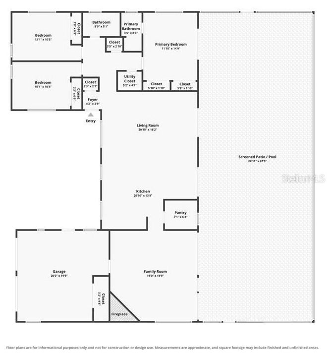 На продажу: $439,000 (3 спален, 2 ванн, 2018 Квадратных фут)