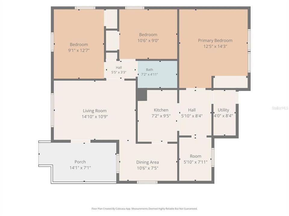 На продажу: $299,999 (3 спален, 1 ванн, 1057 Квадратных фут)