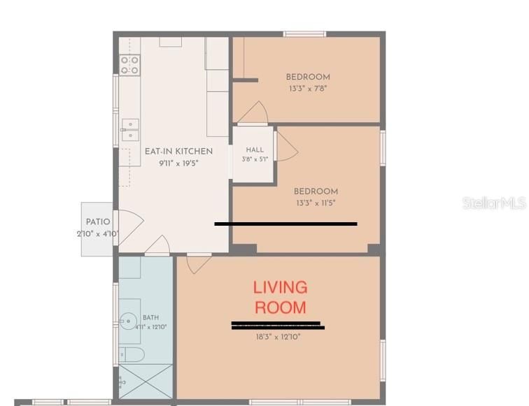 For Rent: $2,200 (2 beds, 1 baths, 1000 Square Feet)