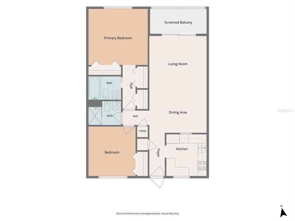 For Sale: $149,900 (2 beds, 2 baths, 903 Square Feet)