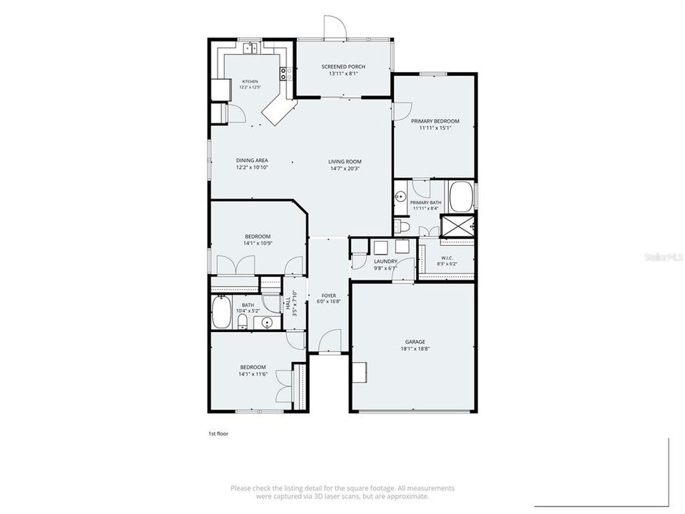 For Sale: $320,000 (3 beds, 2 baths, 1629 Square Feet)