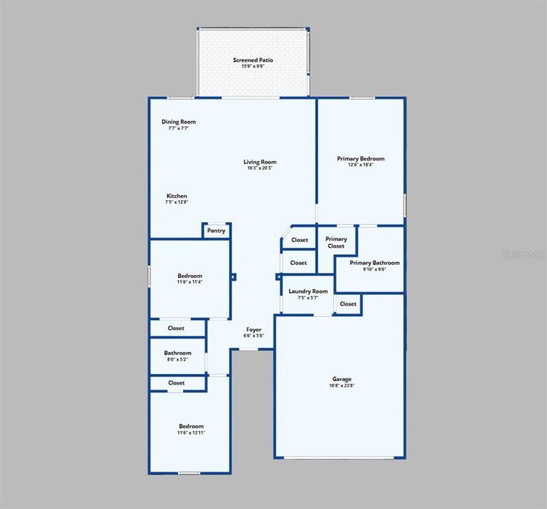 For Sale: $325,000 (3 beds, 2 baths, 1557 Square Feet)