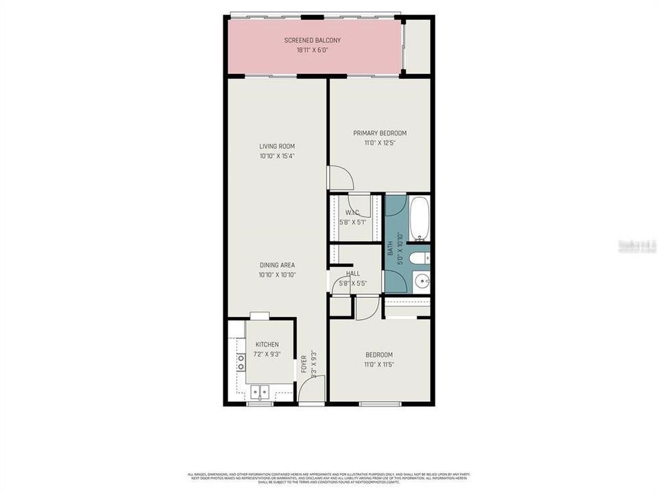 На продажу: $59,999 (2 спален, 1 ванн, 912 Квадратных фут)