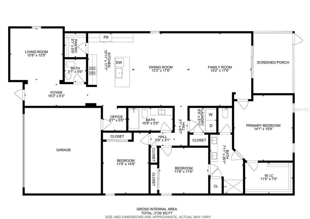 For Sale: $385,000 (3 beds, 2 baths, 2128 Square Feet)