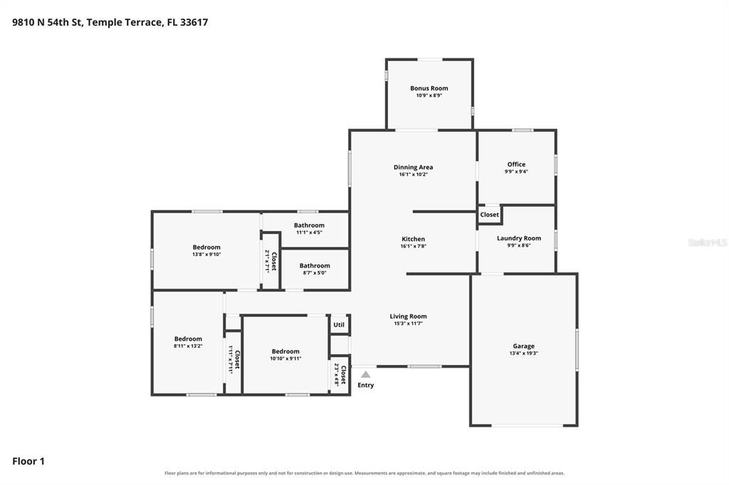 На продажу: $350,000 (4 спален, 2 ванн, 1365 Квадратных фут)
