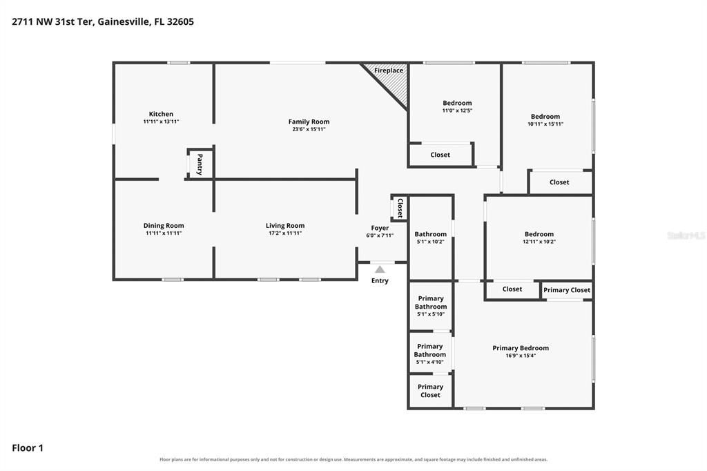 For Sale: $425,000 (4 beds, 2 baths, 1949 Square Feet)