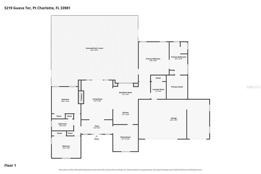 For Sale: $536,000 (3 beds, 2 baths, 1999 Square Feet)