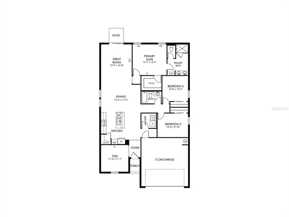 For Sale: $335,000 (3 beds, 2 baths, 1695 Square Feet)