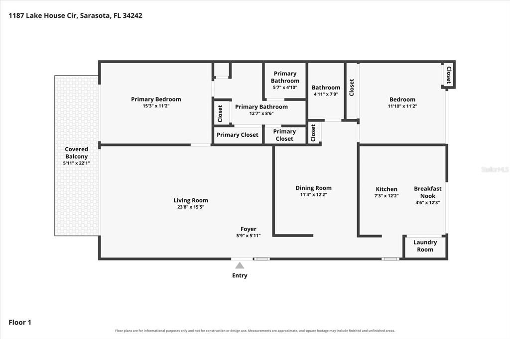 For Sale: $824,000 (2 beds, 2 baths, 1352 Square Feet)