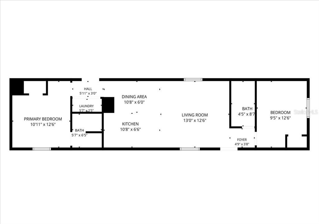 For Sale: $157,700 (2 beds, 2 baths, 728 Square Feet)