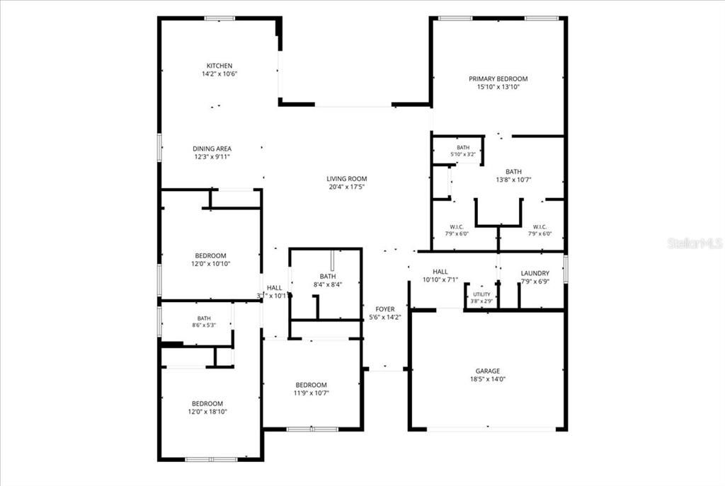 For Sale: $365,000 (4 beds, 3 baths, 2096 Square Feet)