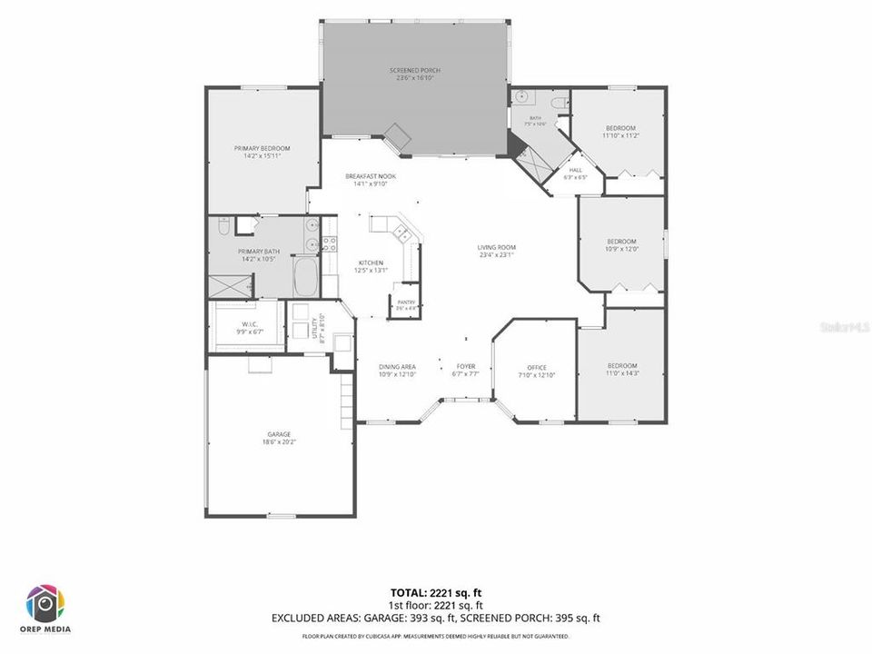 На продажу: $725,000 (4 спален, 2 ванн, 2221 Квадратных фут)