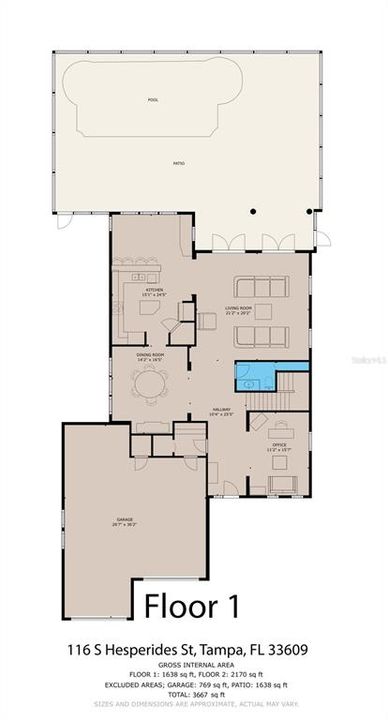 For Sale: $1,799,900 (5 beds, 3 baths, 3667 Square Feet)
