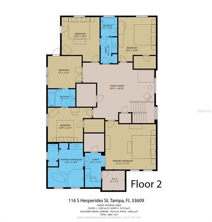 For Sale: $1,799,900 (5 beds, 3 baths, 3667 Square Feet)