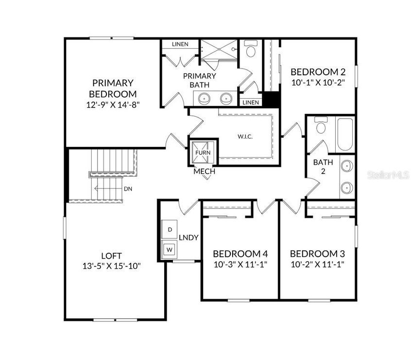 На продажу: $358,990 (5 спален, 3 ванн, 2434 Квадратных фут)