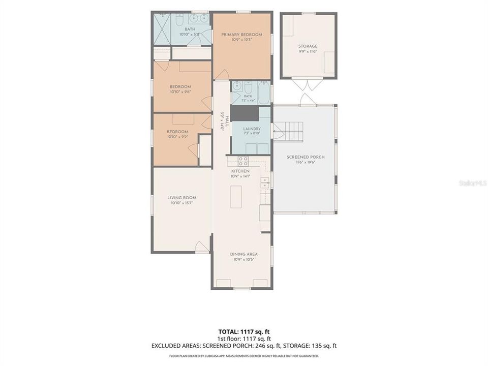 For Sale: $250,000 (3 beds, 2 baths, 1089 Square Feet)