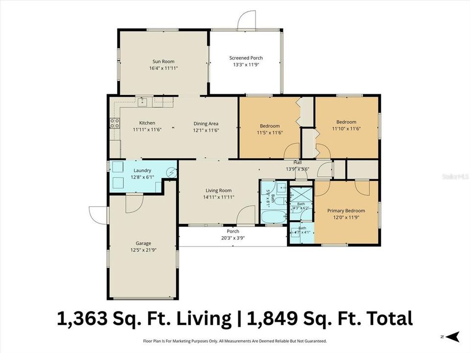 En Venta: $239,900 (3 camas, 2 baños, 1363 Pies cuadrados)