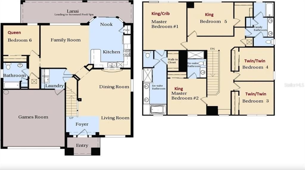 En Venta: $698,000 (6 camas, 4 baños, 2812 Pies cuadrados)