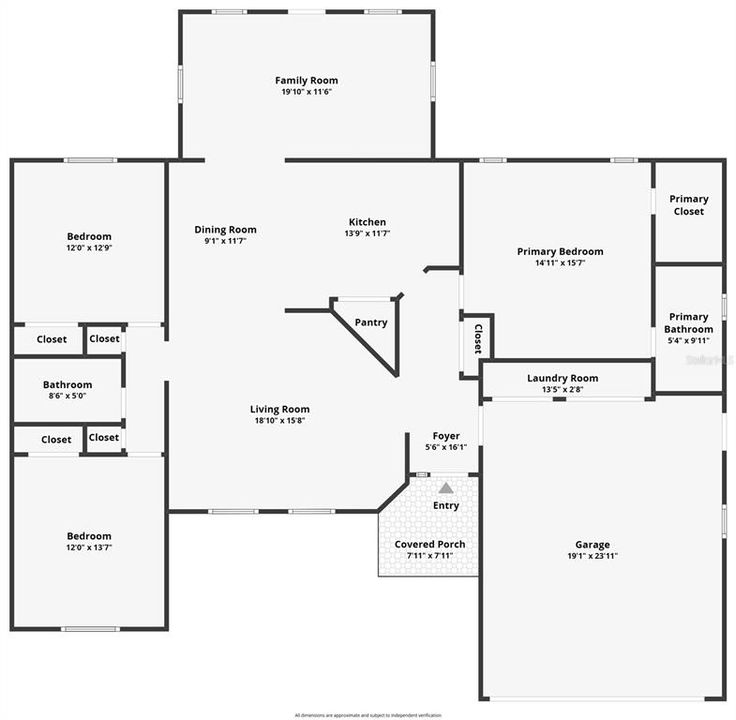 На продажу: $325,000 (3 спален, 2 ванн, 1741 Квадратных фут)