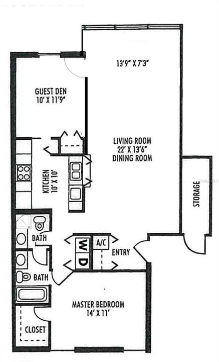 For Sale: $669,000 (2 beds, 2 baths, 1083 Square Feet)