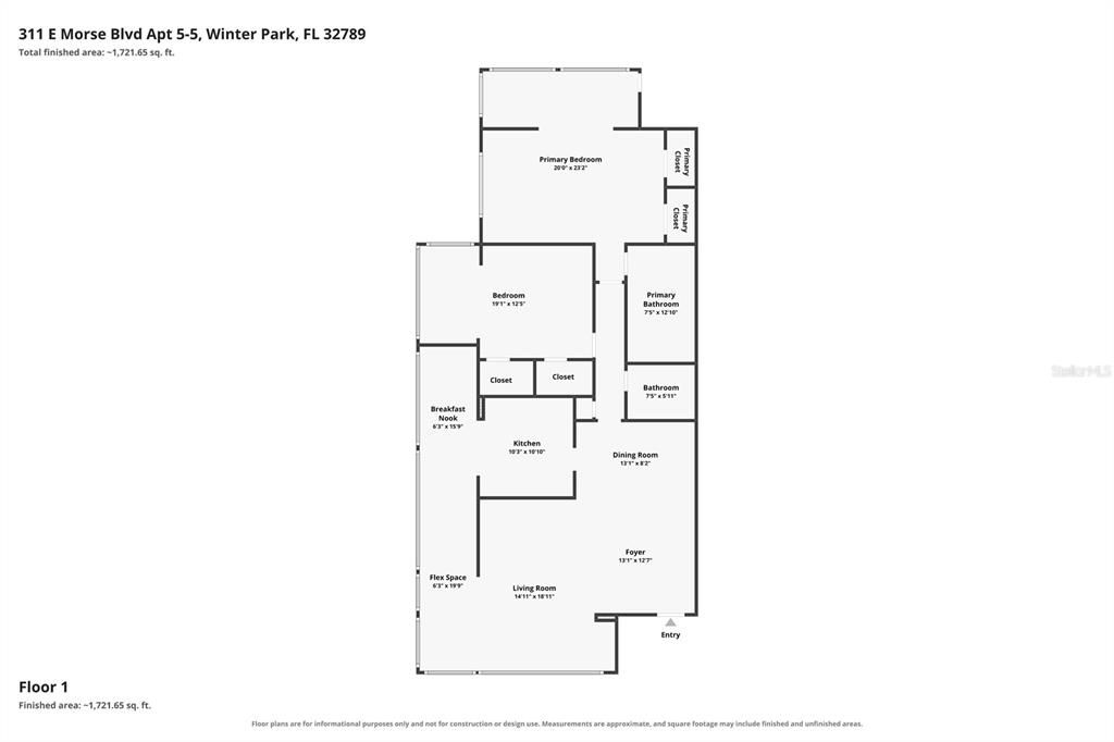For Sale: $1,050,000 (2 beds, 2 baths, 1763 Square Feet)