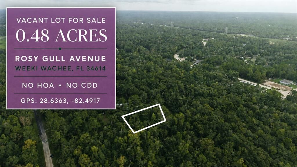 На продажу: $29,000 (0.48 acres)