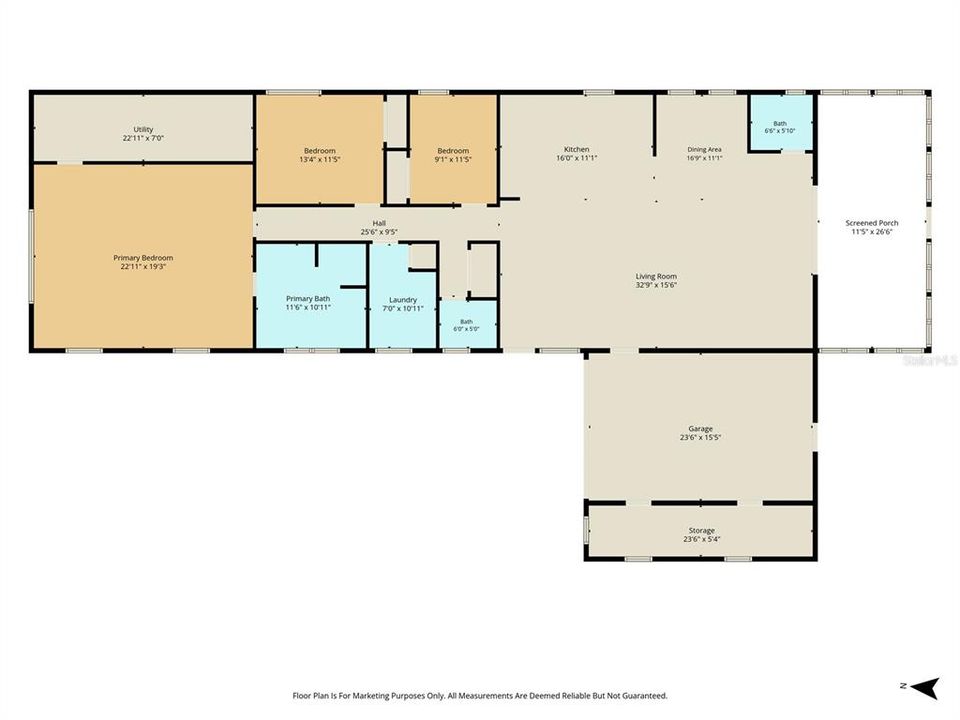 На продажу: $649,000 (3 спален, 2 ванн, 2716 Квадратных фут)