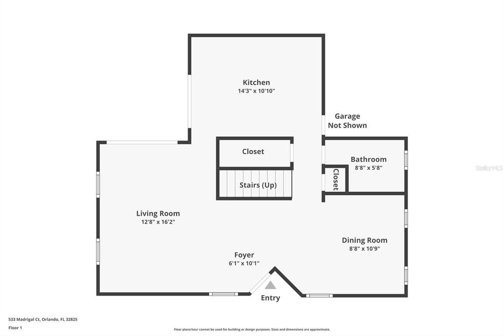 На продажу: $379,000 (3 спален, 2 ванн, 1551 Квадратных фут)