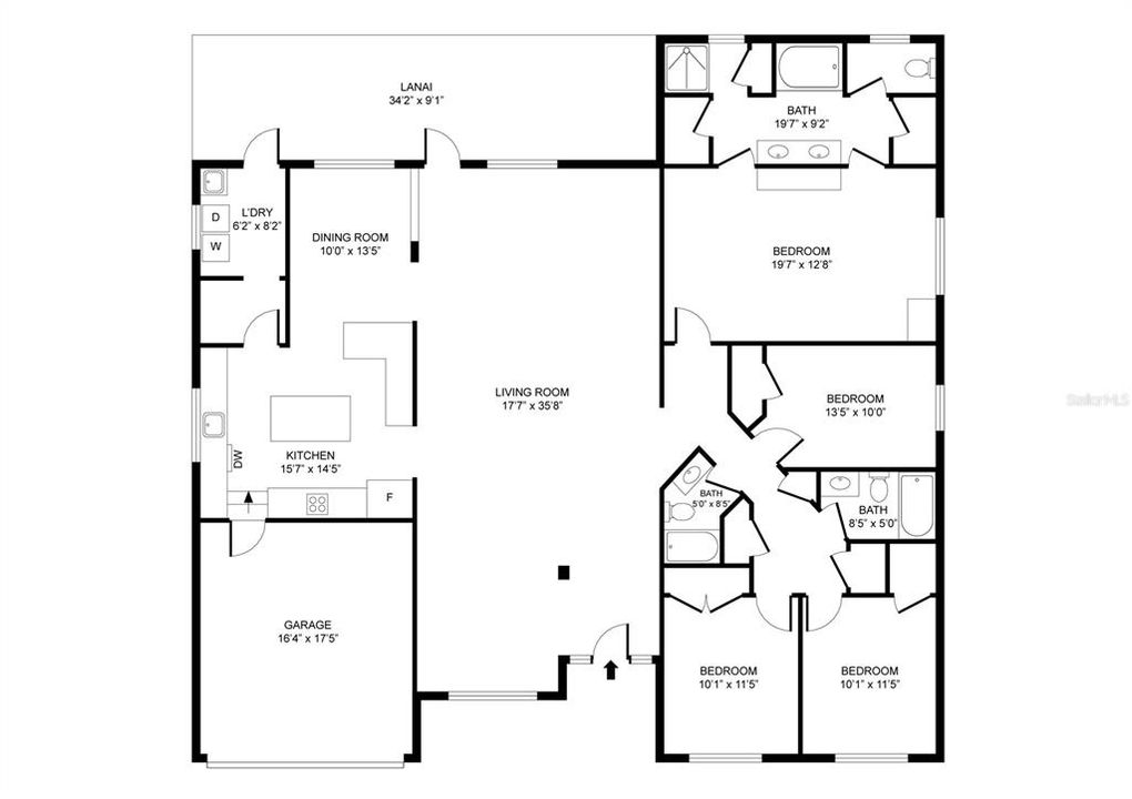 En Venta: $660,000 (4 camas, 3 baños, 3029 Pies cuadrados)