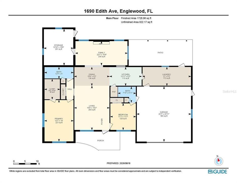 For Sale: $297,000 (2 beds, 2 baths, 1719 Square Feet)