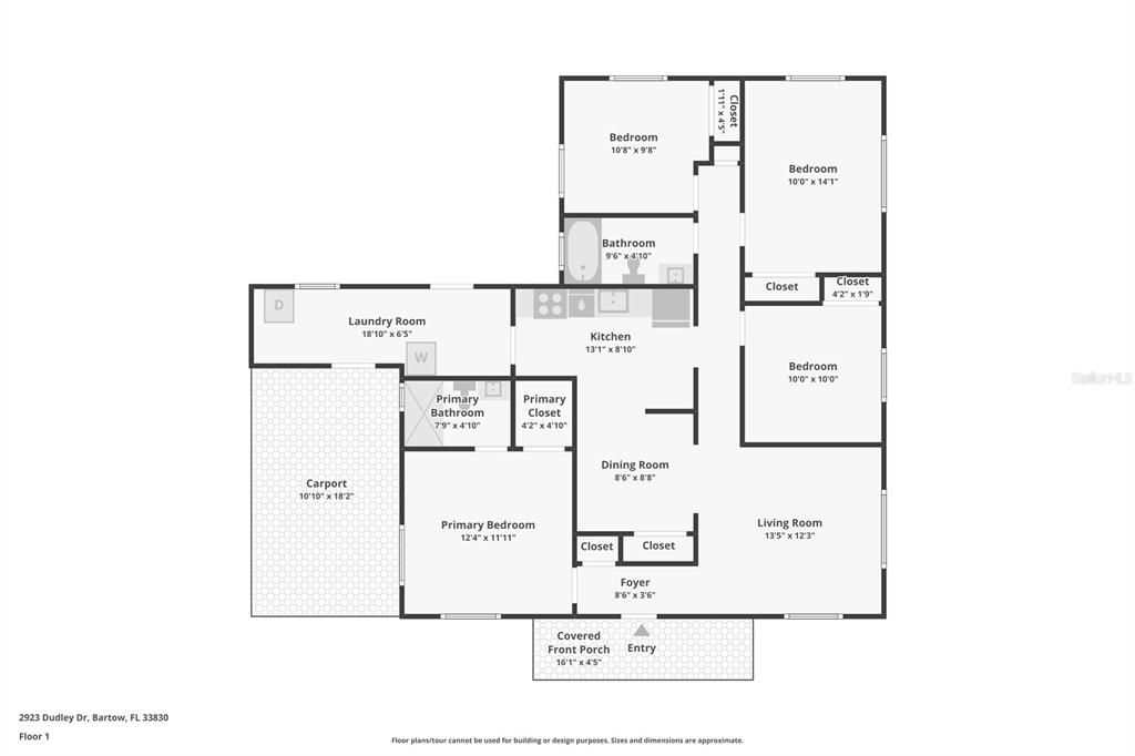 En Venta: $255,000 (4 camas, 2 baños, 1397 Pies cuadrados)