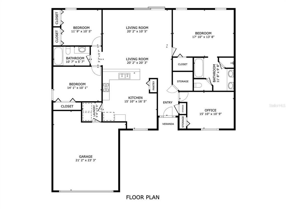 Activo con contrato: $325,000 (4 camas, 2 baños, 1840 Pies cuadrados)