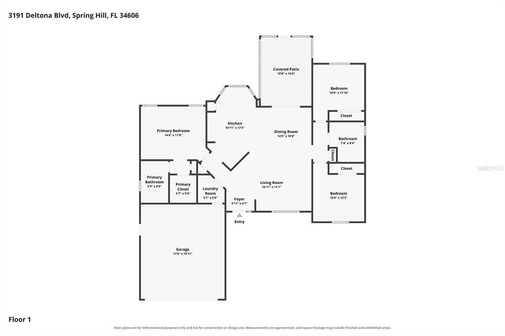 На продажу: $269,900 (3 спален, 2 ванн, 1366 Квадратных фут)