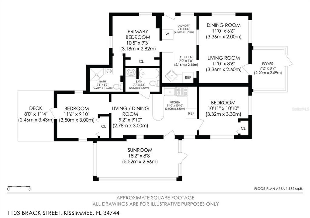 На продажу: $368,000 (5 спален, 3 ванн, 1463 Квадратных фут)