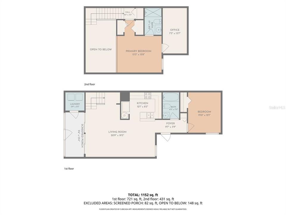 For Sale: $154,900 (2 beds, 2 baths, 1048 Square Feet)