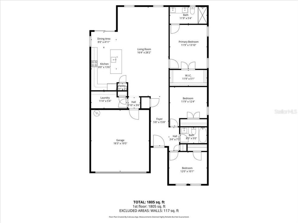 На продажу: $344,900 (3 спален, 2 ванн, 1580 Квадратных фут)