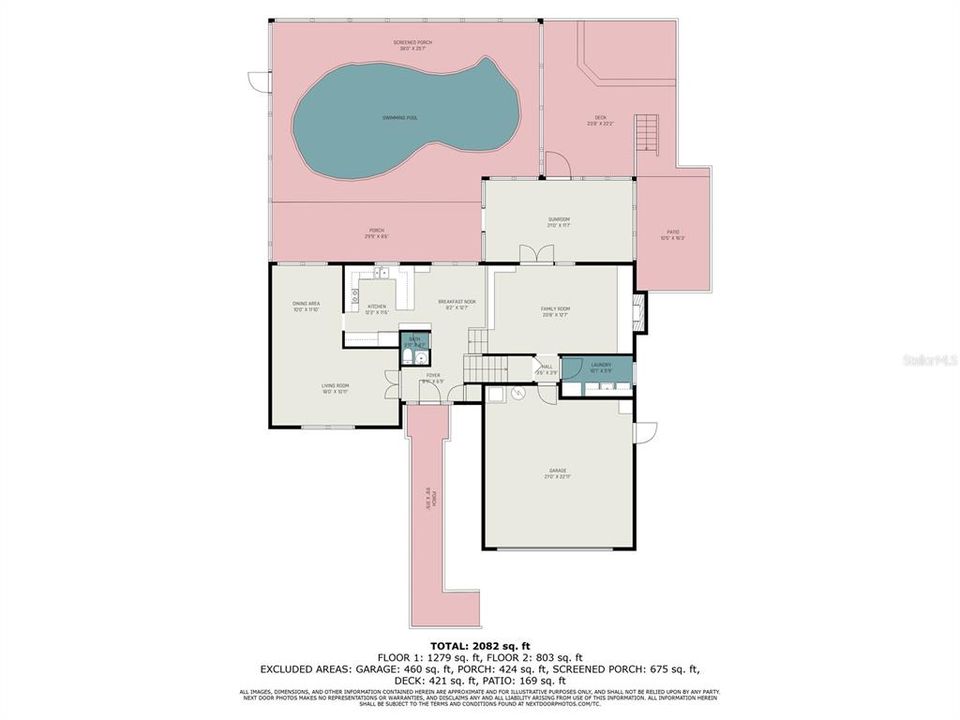 En Venta: $550,000 (3 camas, 2 baños, 2082 Pies cuadrados)