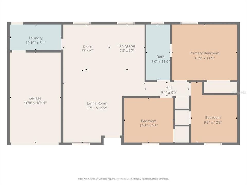 На продажу: $265,000 (3 спален, 1 ванн, 1018 Квадратных фут)