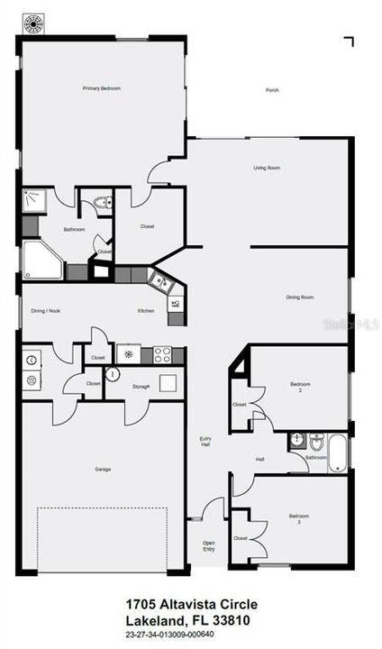 На продажу: $379,950 (3 спален, 2 ванн, 2082 Квадратных фут)