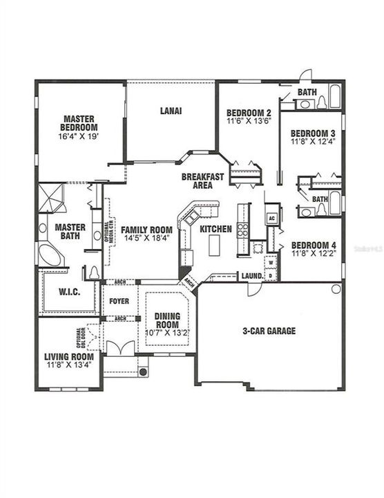 合同活跃: $625,000 (4 贝兹, 3 浴室, 2606 平方英尺)