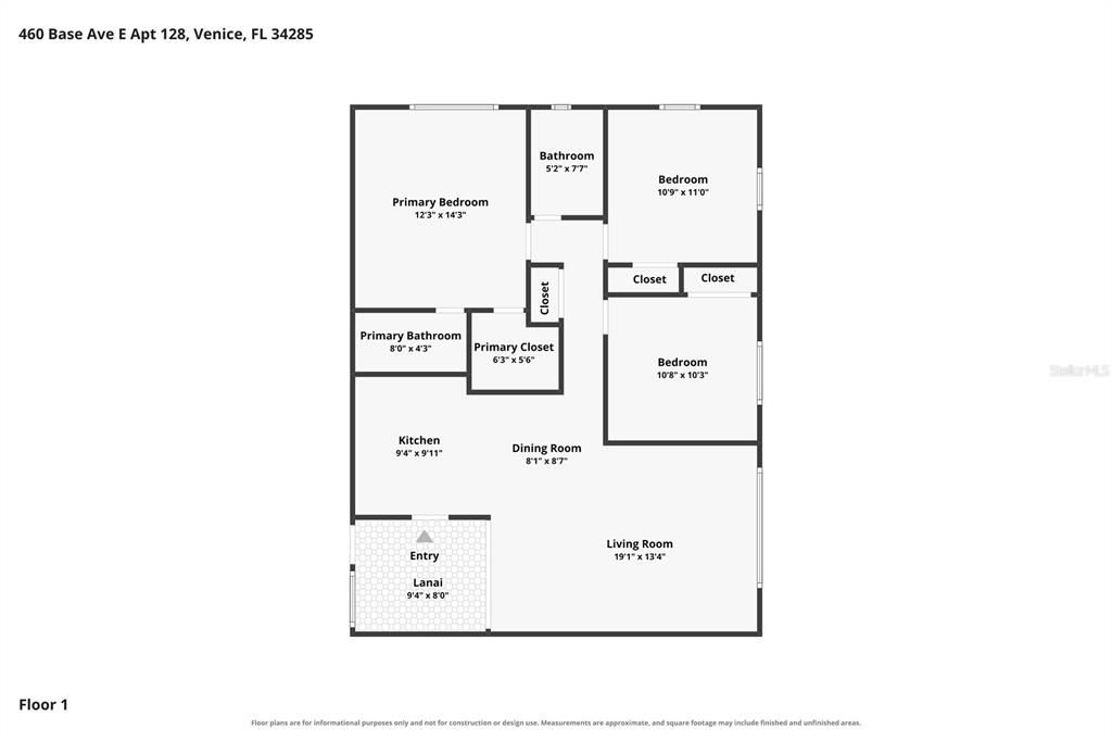 For Sale: $215,000 (3 beds, 2 baths, 1054 Square Feet)