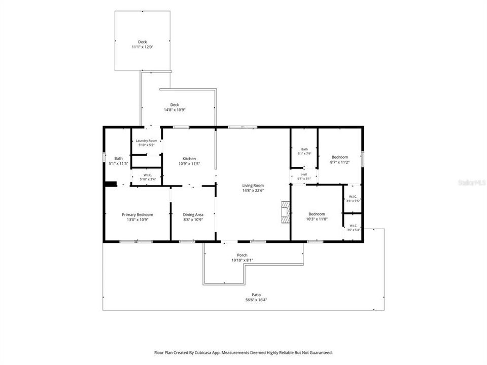 На продажу: $169,900 (3 спален, 2 ванн, 1248 Квадратных фут)