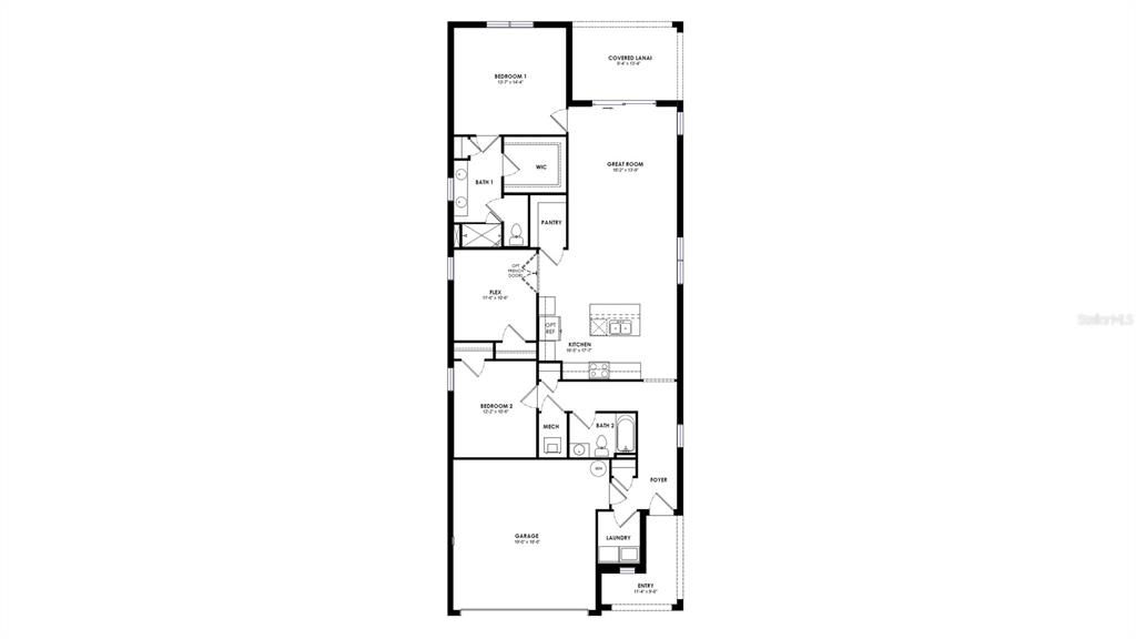 En Venta: $300,990 (2 camas, 2 baños, 1614 Pies cuadrados)