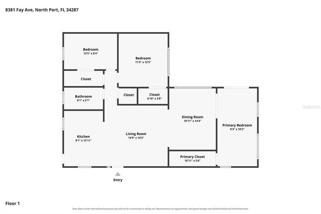 For Sale: $239,999 (3 beds, 1 baths, 1352 Square Feet)