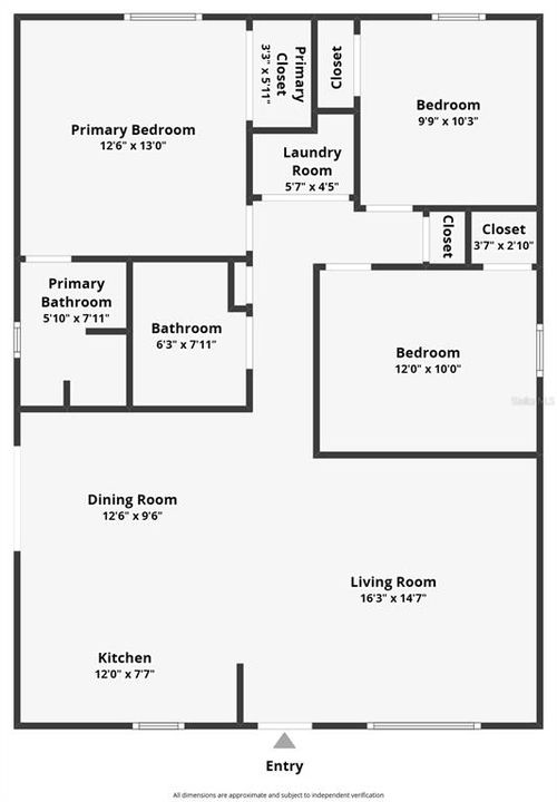 На продажу: $269,900 (3 спален, 2 ванн, 1200 Квадратных фут)
