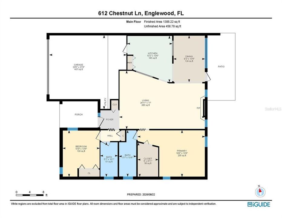 For Sale: $230,000 (2 beds, 2 baths, 1383 Square Feet)